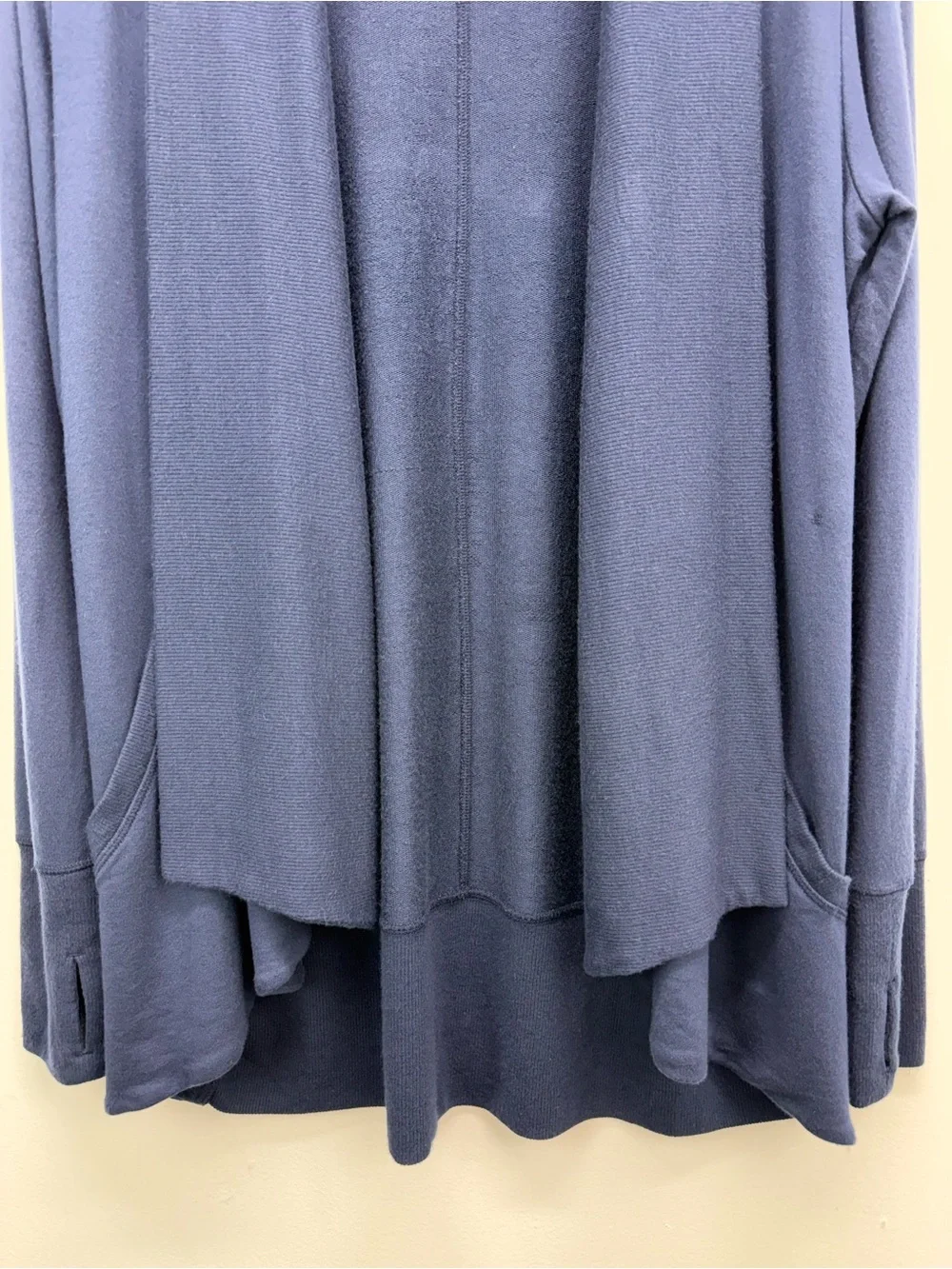 Athleta size Medium Women’s Blue Nirvana Pranayama Wrap Cardigan Sweater